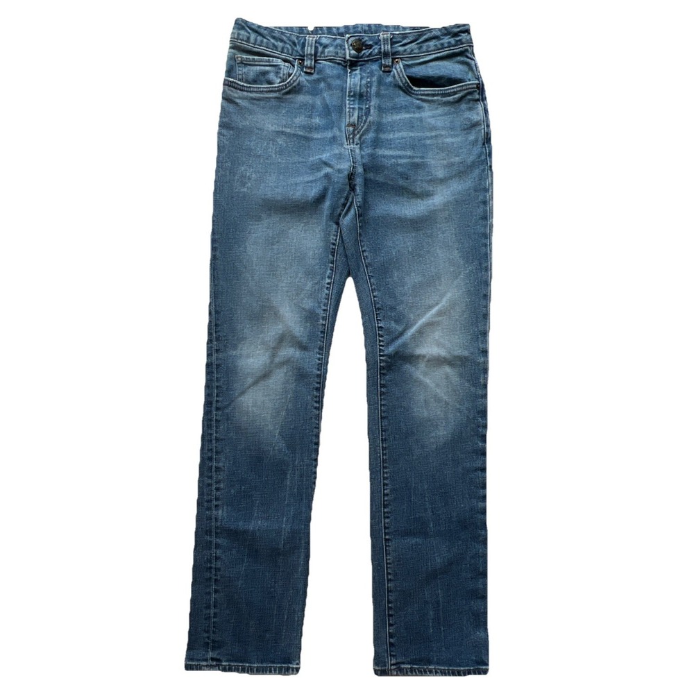 Buffalo David Bitton Jeans 31x32 Mens Distressed Straight Leg Blue Denim Y2K 90s